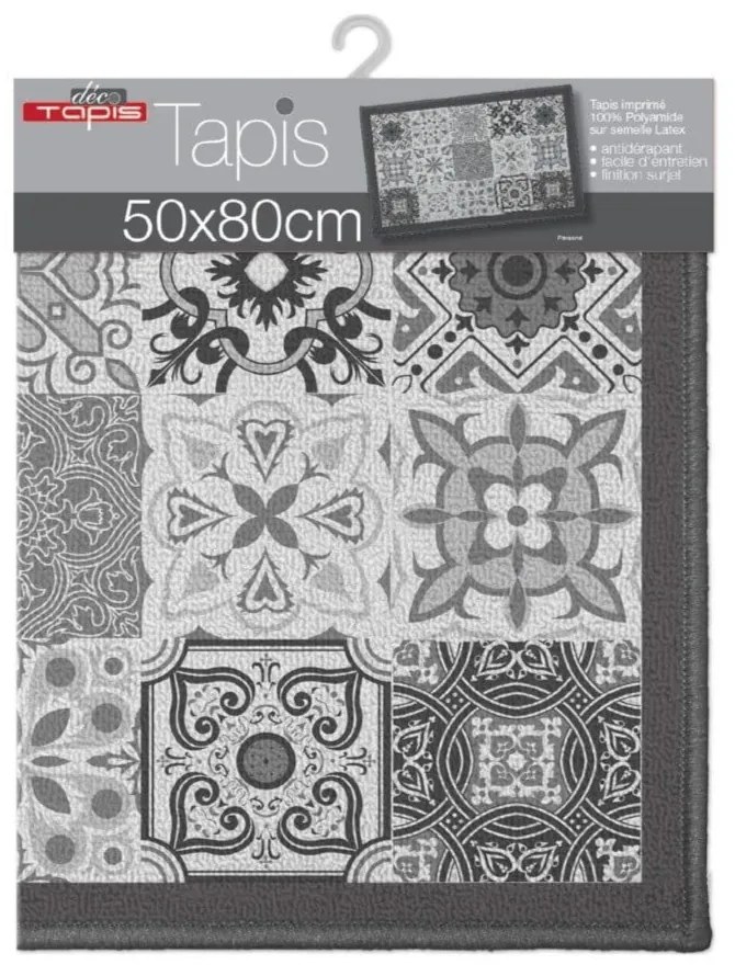 Сив килим подходящ за пране 50x80 cm Persane – douceur d'intérieur