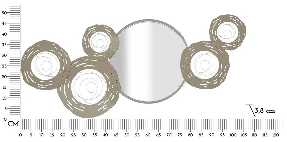 Метална декорация за стена 106x48 cm Hop – Mauro Ferretti