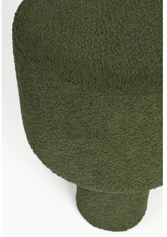 Зелена табуретка от букле Marcos – White Label