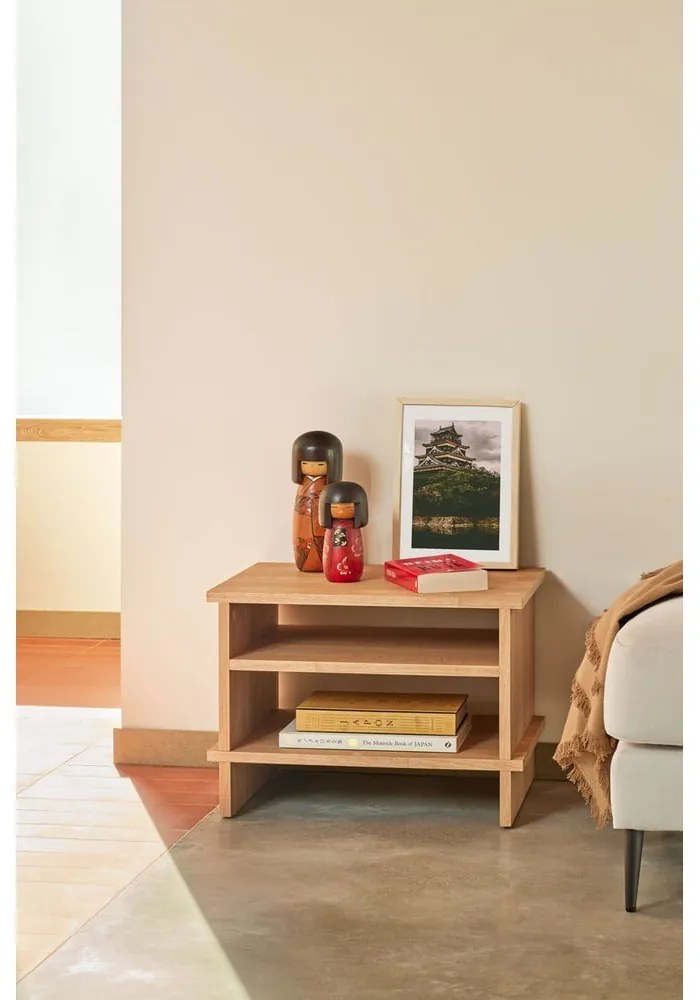 Нощно шкафче от декор от дъб в естествен цвят Inari – Teulat