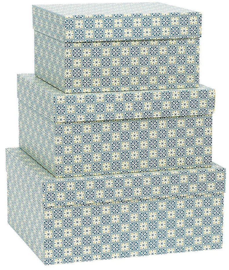 Подаръчни кутии в комплект от 3 броя Quadrilobe - Kartos