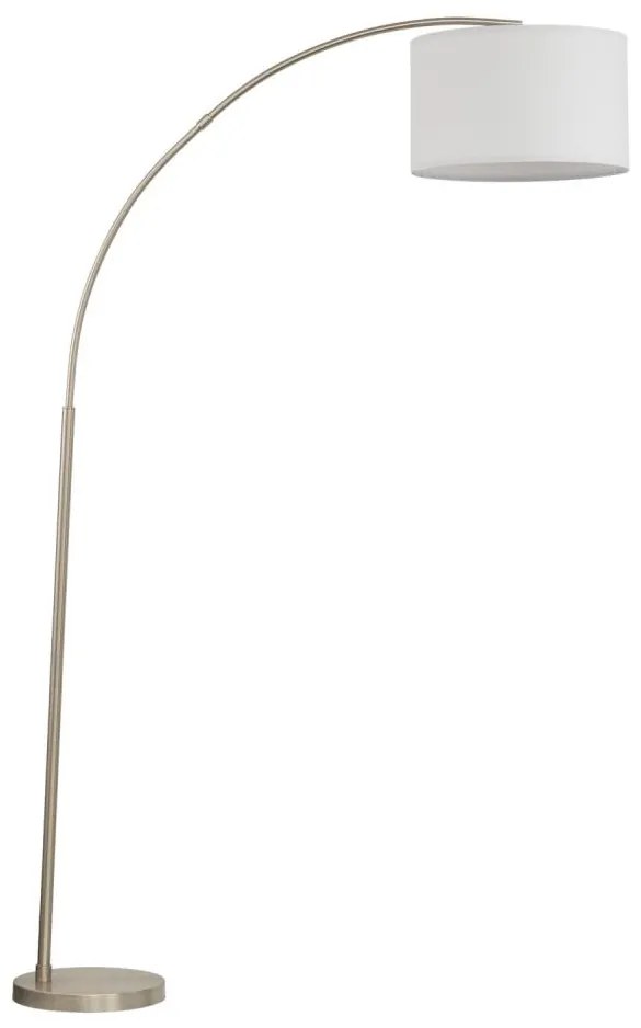 Подова лампа ZENITH 1xE27/15W/230V матов хром/бяла