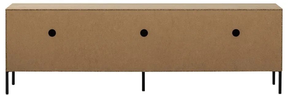 Маса за телевизор от масивен дъб в естествен цвят 180x56x46 cm Bono – WOOOD