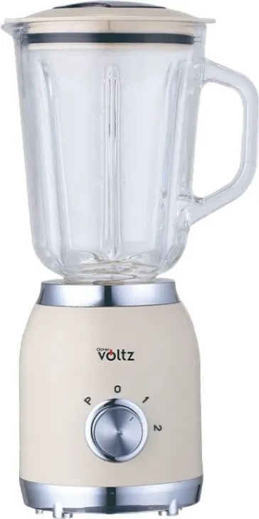 Блендер Voltz OV51162G, 600W, 1.5 л, 2 скорости + Pulse, Стъклена кана, Крем