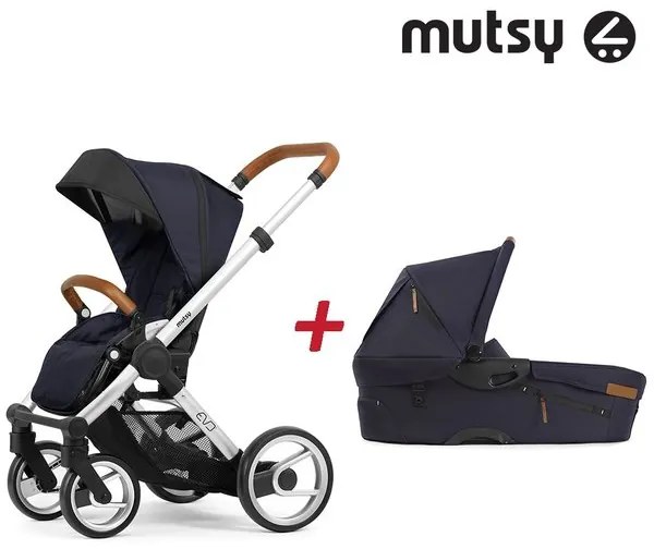 Бебешка количка 2в1 EVO UN Standard MUTSY - Urban Nomad Deep Navy