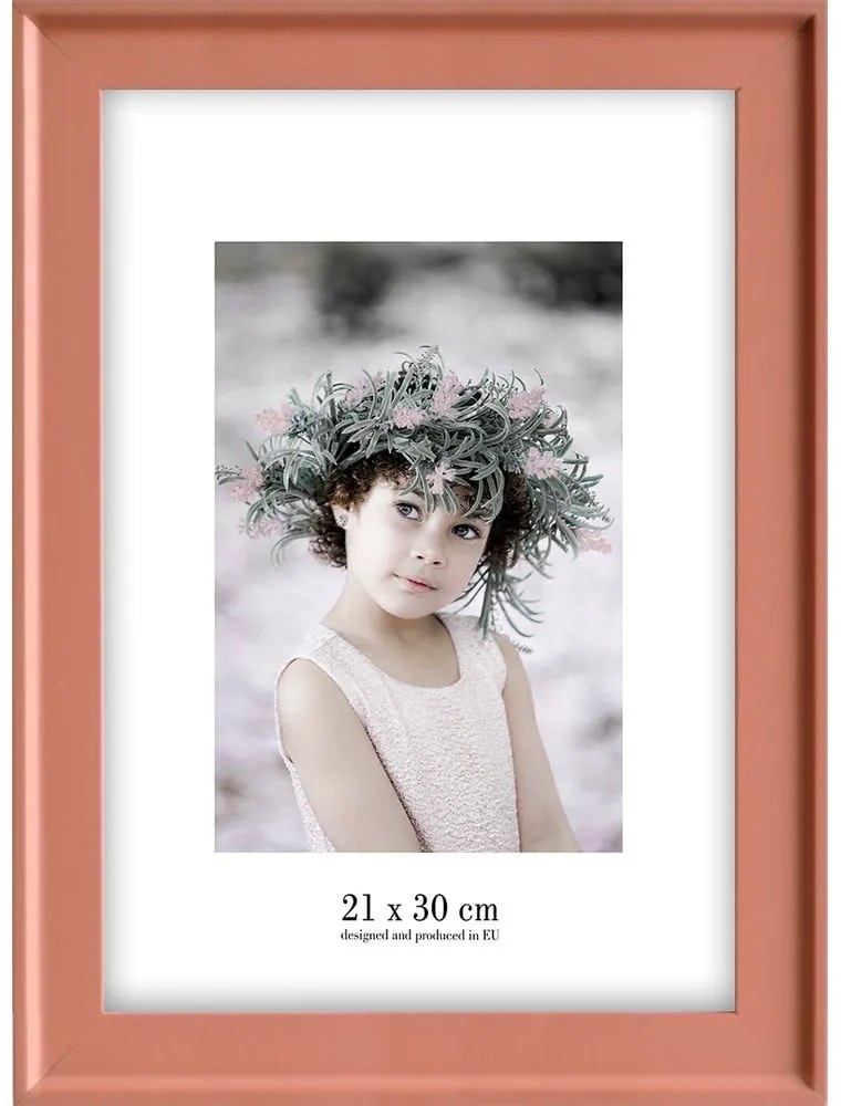 Оранжева рамка за стена , 28 x 37 cm Malaga - Styler