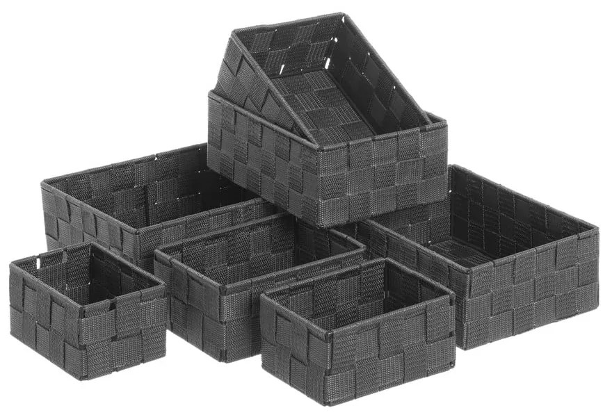 Текстилни кошници за баня в комплект от 7 броя - Casa Selección