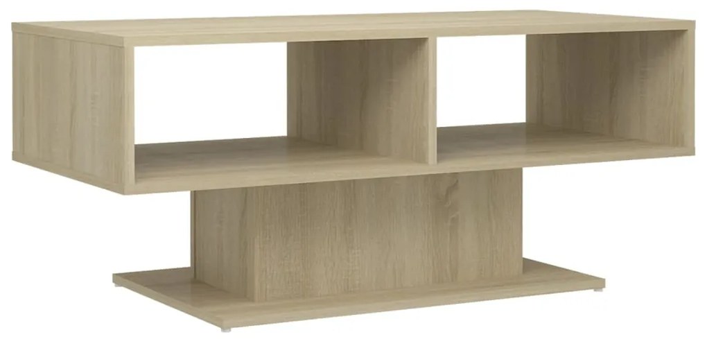 806825 vidaXL Маса за кафе, дъб сонома, 103,5x50x44,5 см, инженерно дърво
