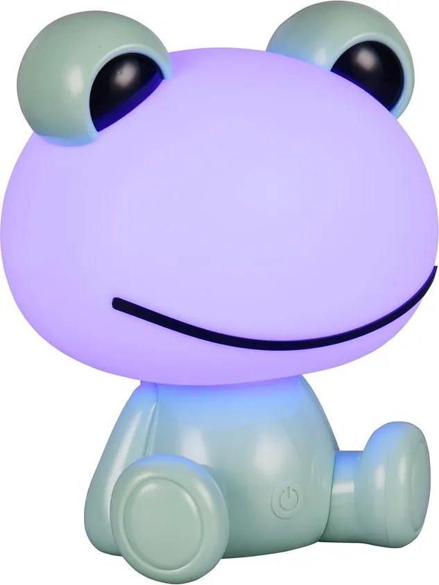 Зелено LED детско осветително тяло Hopper – Reality