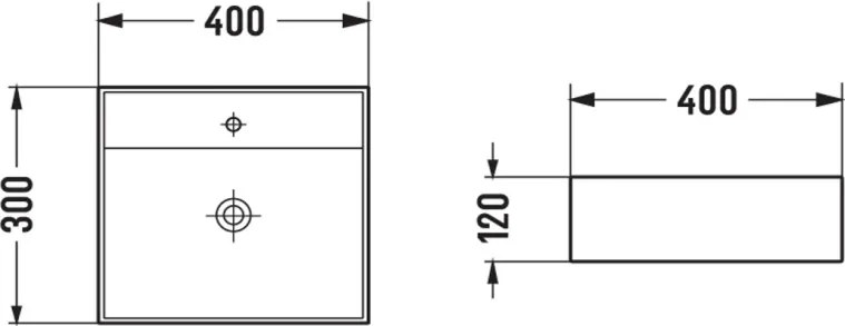 Mexen Mini надплотна мивка 40 x 30 см, черна мат - 21094085