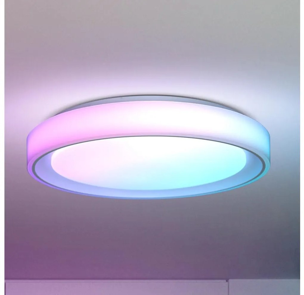 Brilagi-LED RGB димируемо осветително тяло FLOCO LED/30W/230V Wi‑Fi Tuya + LED/6W + дистанционно управление
