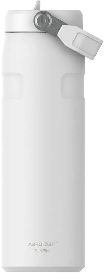 Бял термос от неръждаема стомана 700 ml IceFlow™ Bottle Flip Straw 2.0 Frost – Stanley