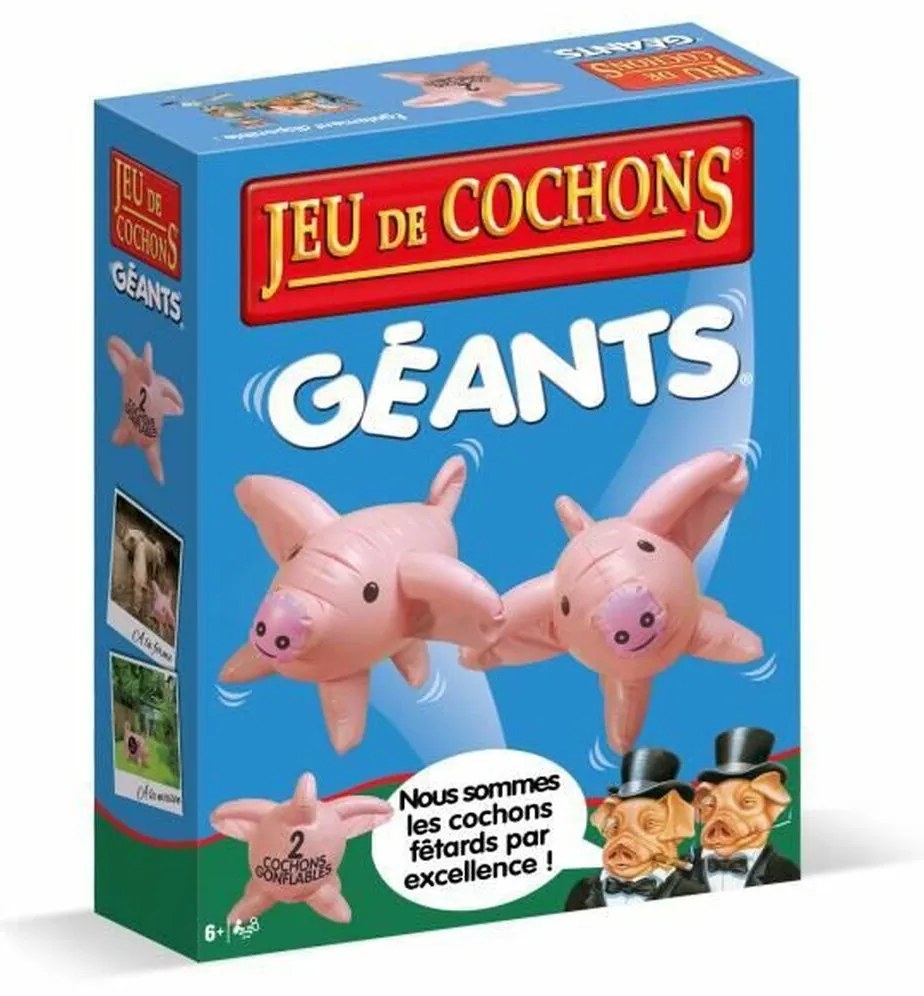Надуваем Winning Moves Jeu de Cochons Geants (FR)