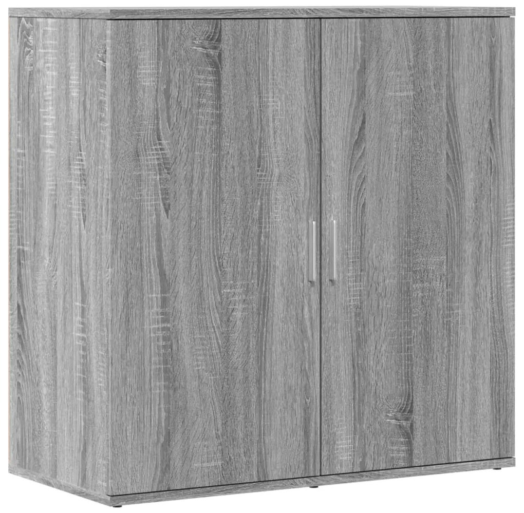 840518 vidaXL Сайдборд, сив сонома, 79x38x80 см, инженерно дърво