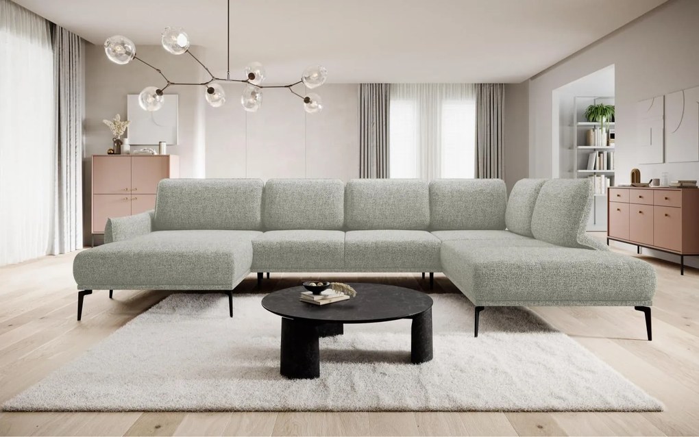 Ъглов диван Hydra Plus-Ekrou-Right