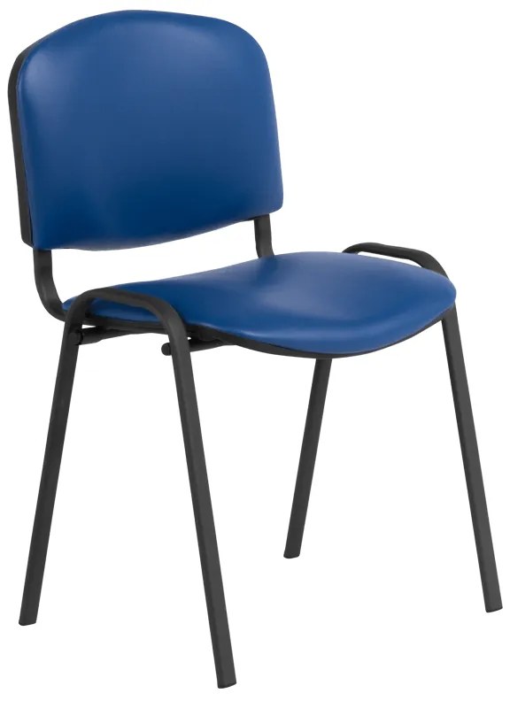 Посетителски стол Carmen 1131 LUX -  тъмносин