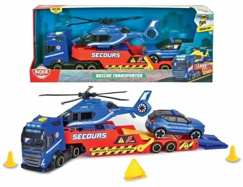 Камион Dickie Toys Rescue Transporter