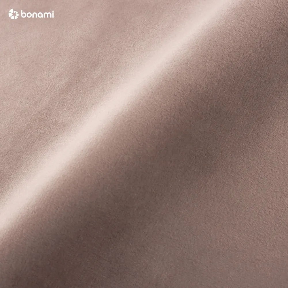 Кафяво-бежов кадифен диван 230 cm Magic - Scandic