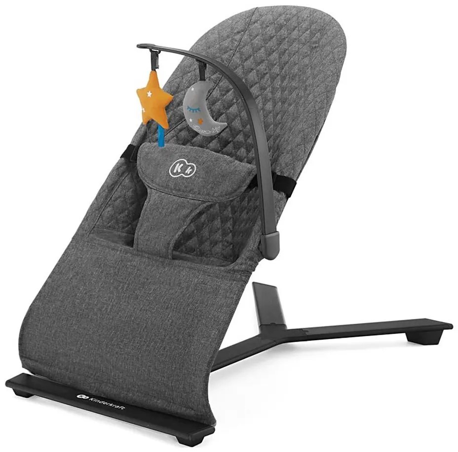 KINDERKRAFT - Детско шезлонг MIMI, сив