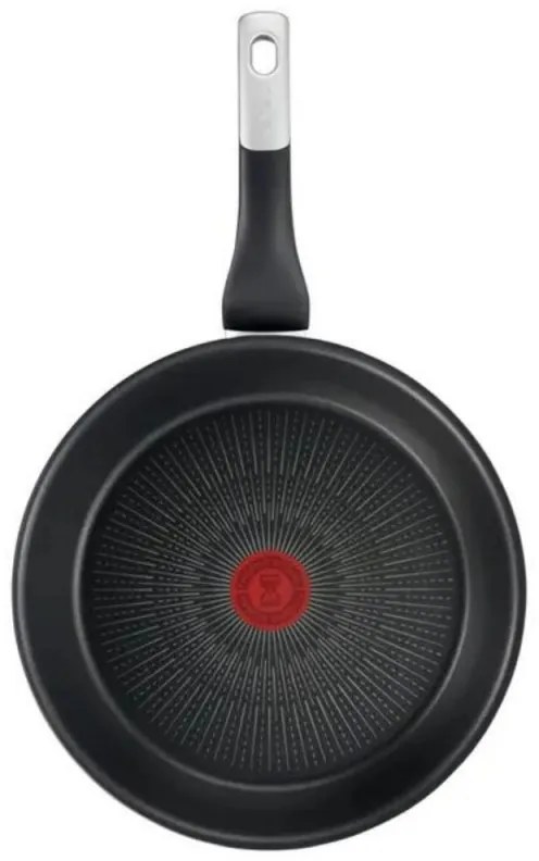 Тиган Tefal G2550472, 24 см, Титаниево покритие, Thermo-Spot, Индукция, Без PFOA, Черен