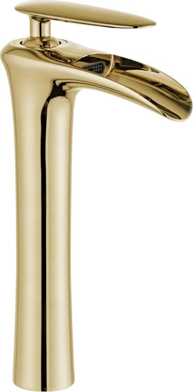 Mexen Lyra висока мивка батерия, златна - 745310-50