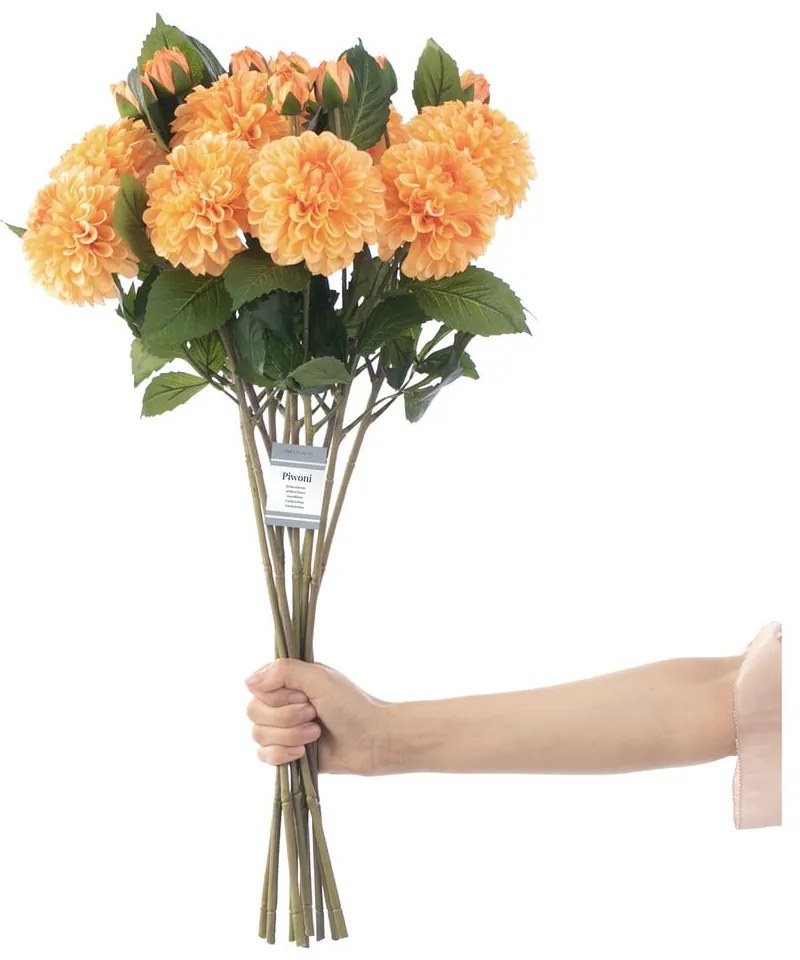 Изкуствени цветя в комплект 10 бр. (височина 62 cm) Dahlia – Restilo