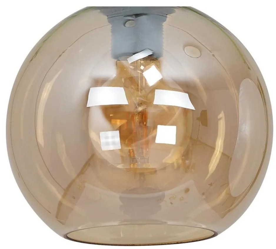 Резервно универсално стъкло SOFIA за E27, Ø 20 см, опушено бежово