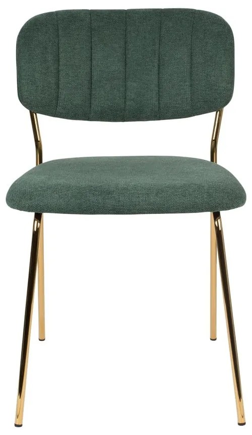 Тъмнозелени трапезни столове в комплект от 2 броя Jolien - White Label