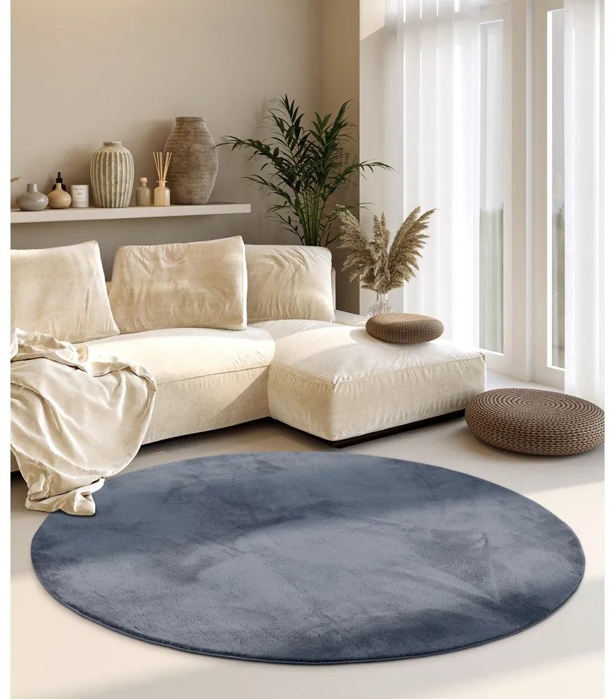 Антрацитен кръгъл килим ø 200 cm Leon – Villeroy&amp;Boch