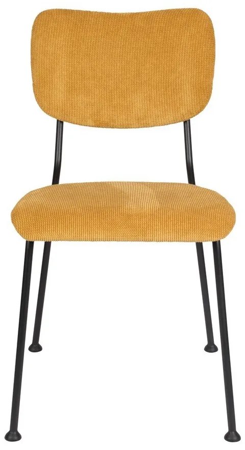 Жълти трапезни столове в комплект от 2 броя Benson - Zuiver