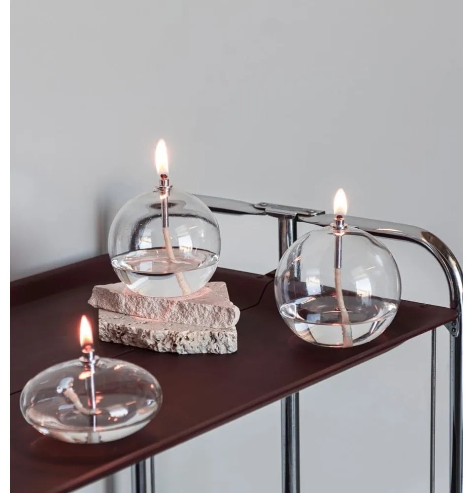 Стъклена маслена лампа (височина 11 cm) Aura – Mette Ditmer Denmark