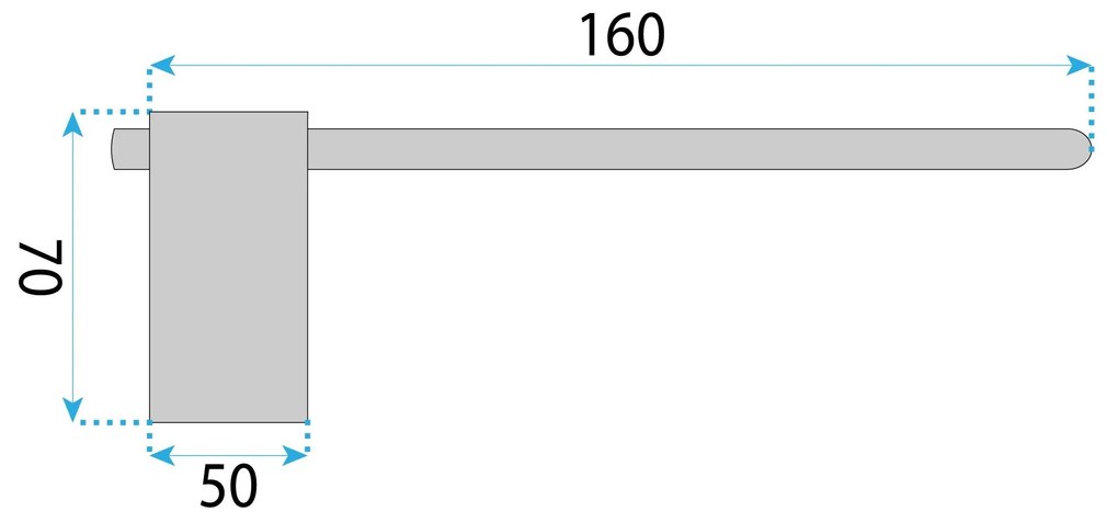 Поставка за тоалетна хартия Tomi 5809 Brush Copper