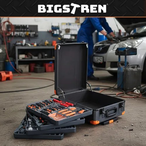 Комплект инструменти Bigstren от 1000 части в алуминиев куфар