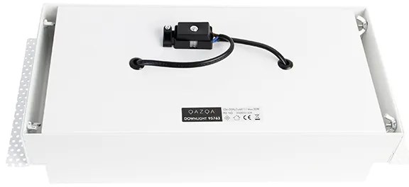 Комплект от 6 вградени прожектора бели регулируеми AR111 без рамки 2-светлини - Oneon