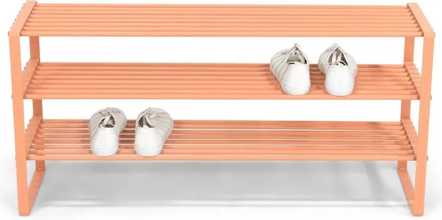 Стоманена стойка за обувки в цвят сьомга 100x48,5x29 cm Rex – Spinder Design