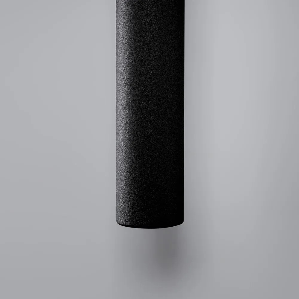 Черна стенна лампа ø 2,5 cm Fideus – Sollux