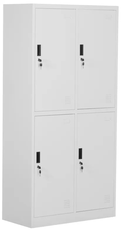 Метален шкаф Carmen CR-1251 K - сив