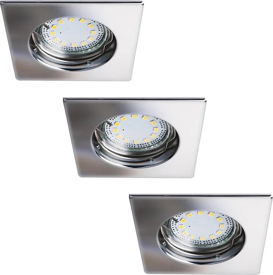 Rabalux 1053 - комплект от 3 LED вградени осветителни тела LITE 3xGU10-LED/3W/230V