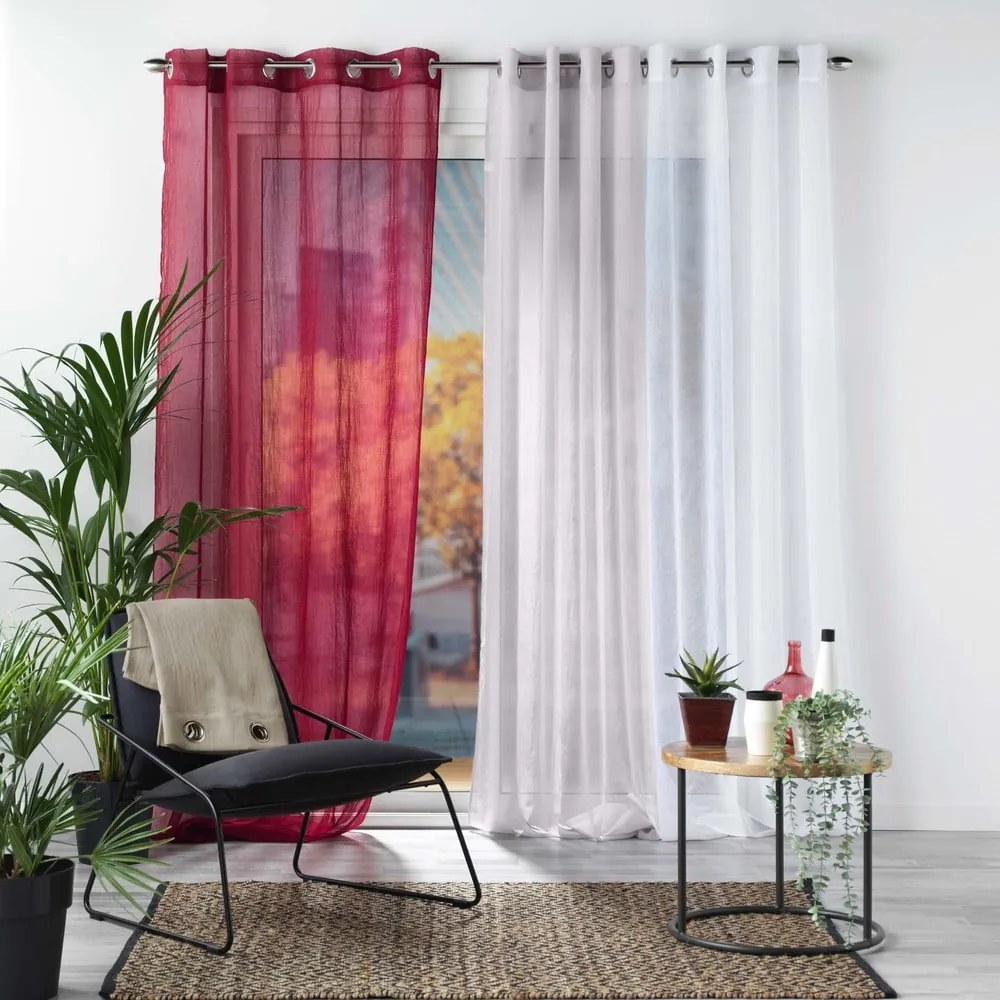 Розова завеса 140x280 cm Telma – douceur d'intérieur