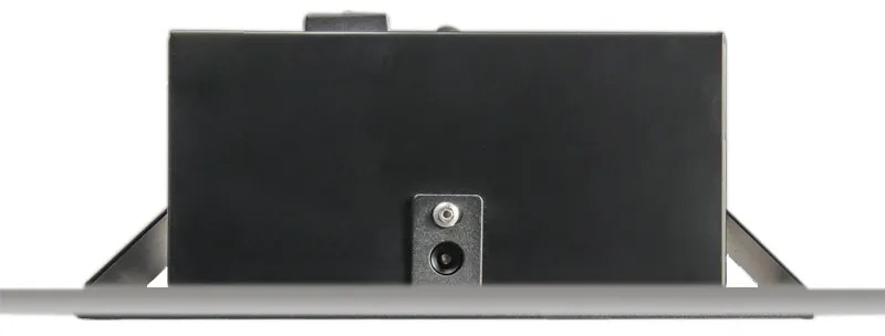 Комплект от 6 вградени прожектора черни AR111 регулируеми - Oneon