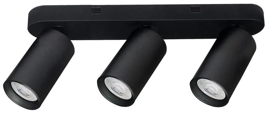 Rabalux 73083 - Точково осветително тяло YORLI 3xGU10/7W/230V черно