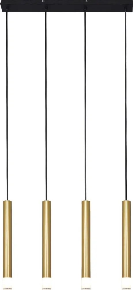 Zuma Line P241125804GD - Полилей на кабел VELIC 4xG9/5W/230V златен