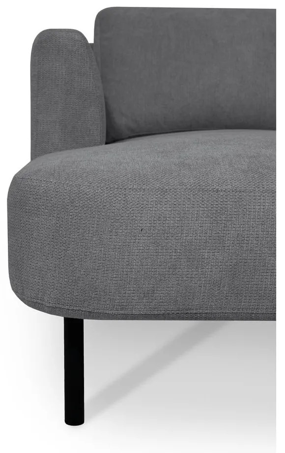 Тъмносив ъглов диван (десен ъгъл/"U" форма) Hero – Scandic