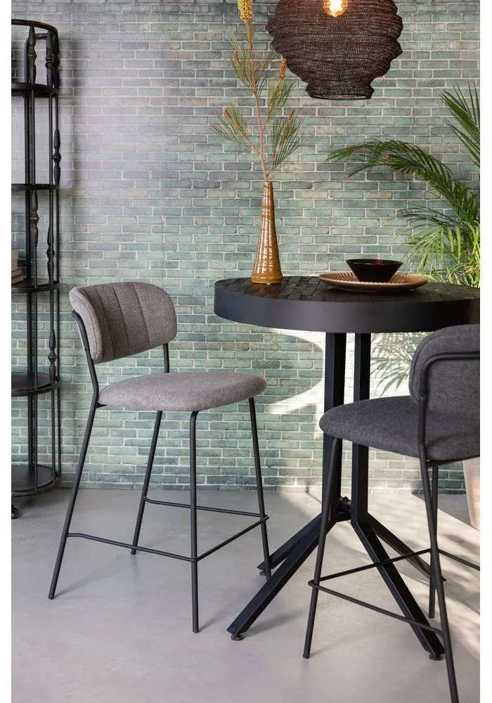 Сиви бар столове в комплект от 2 броя 89 см Jolien - White Label