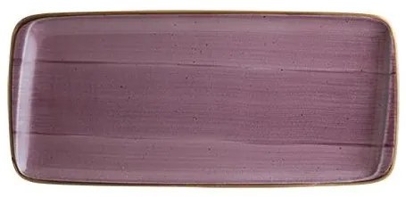 Bonna - Порцеланово правоъгълно плато 34x16см-AURA BLACKBERRY-(ABB MOV 35DT)(ß)