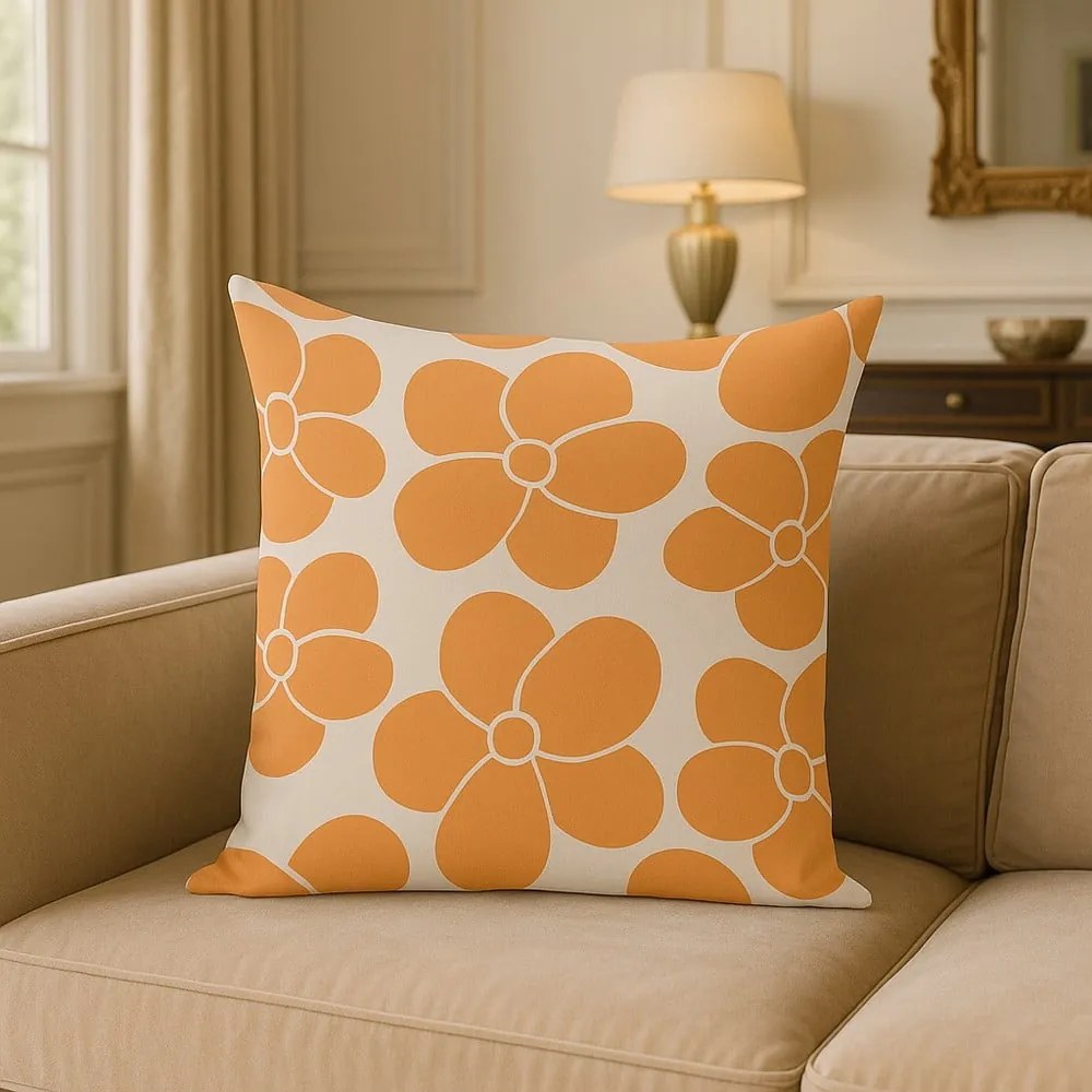 Калъфка за възглавница 43x43 cm Orange Meadow – Mila Home