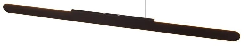 Черно висящо LED осветително тяло Helios - Trio