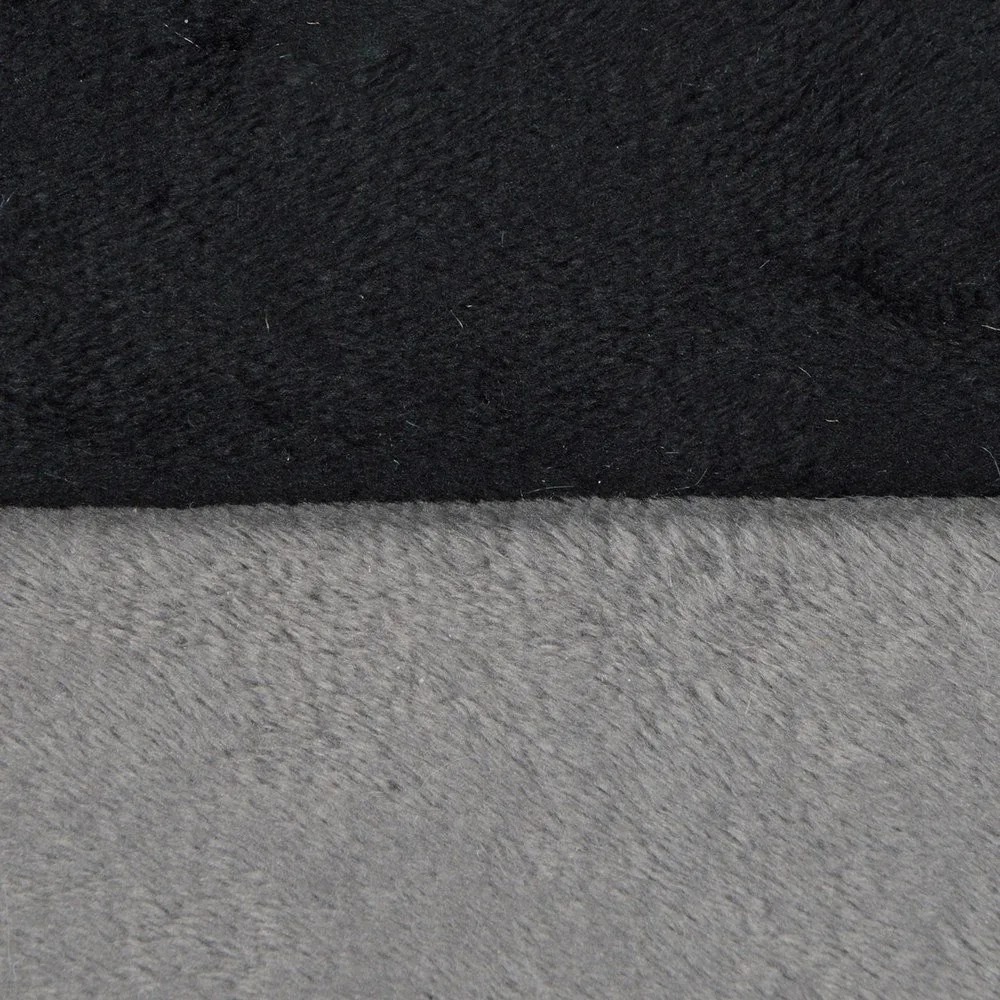 Сиво велурено легло за домашни любимци за куче 87x55 cm Flakes – Love Story