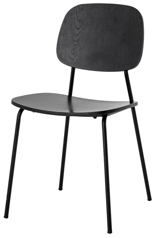 Черен трапезен стол Monza - Bloomingville