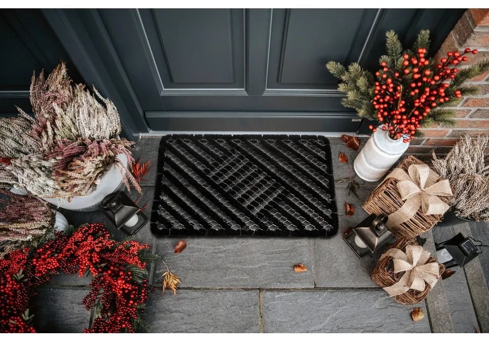 Изтривалка от кокосови влакна 40x60 cm Coco Black – Hanse Home